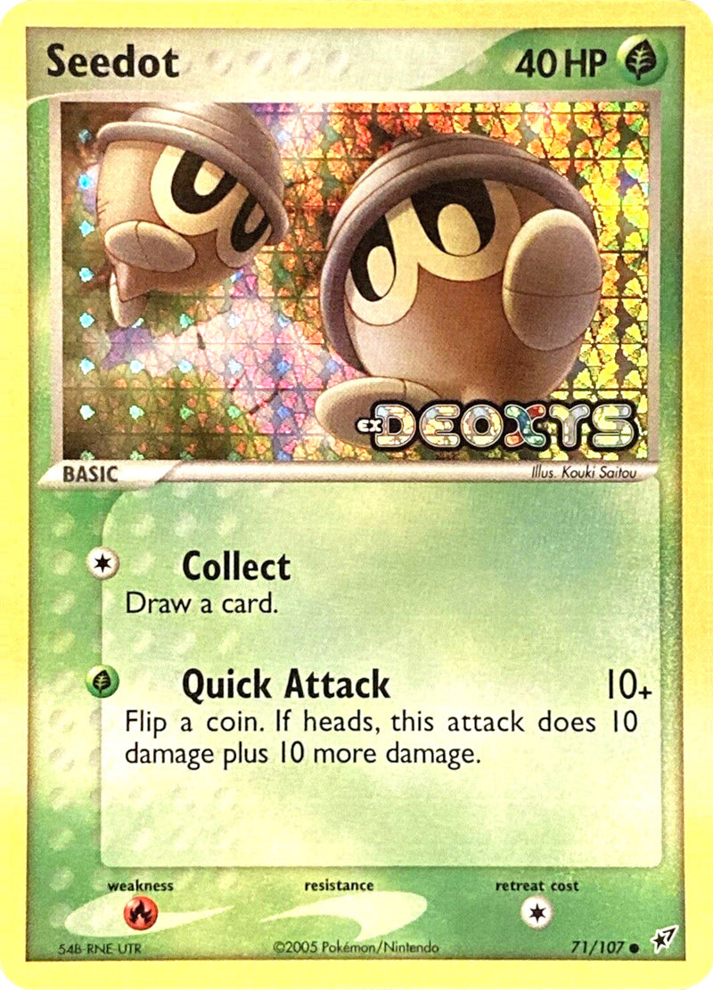 Seedot (71/107) (Stamped) [EX: Deoxys] - The Mythic Store | 24h Order Processing