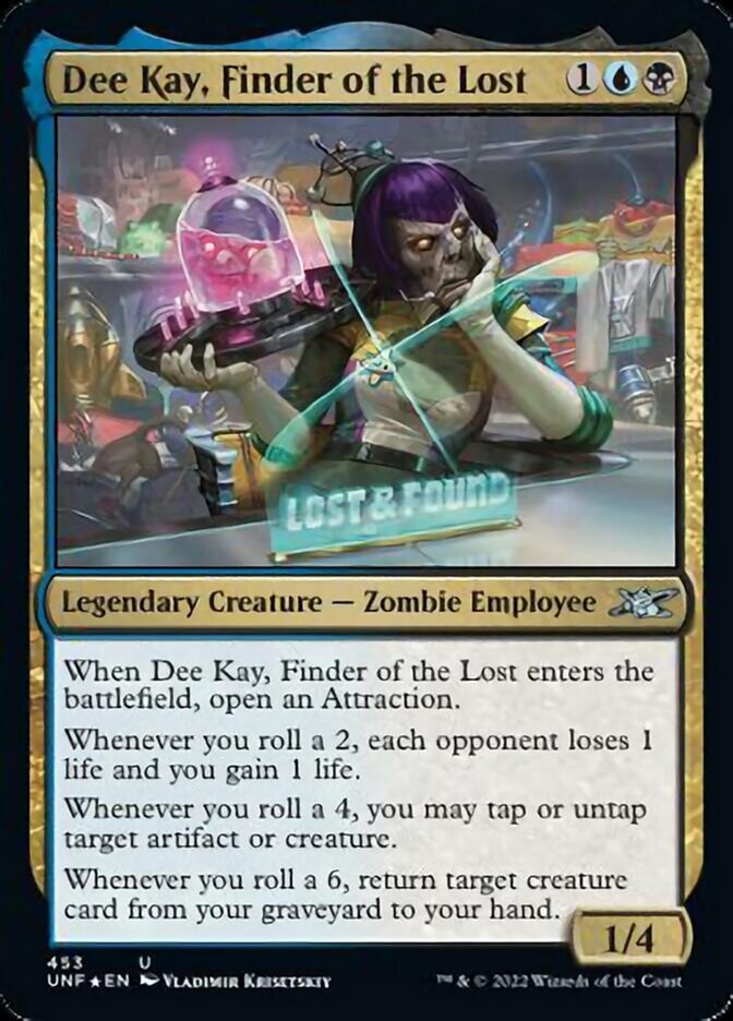 Dee Kay, Finder of the Lost (Galaxy Foil) [Unfinity] - The Mythic Store | 24h Order Processing
