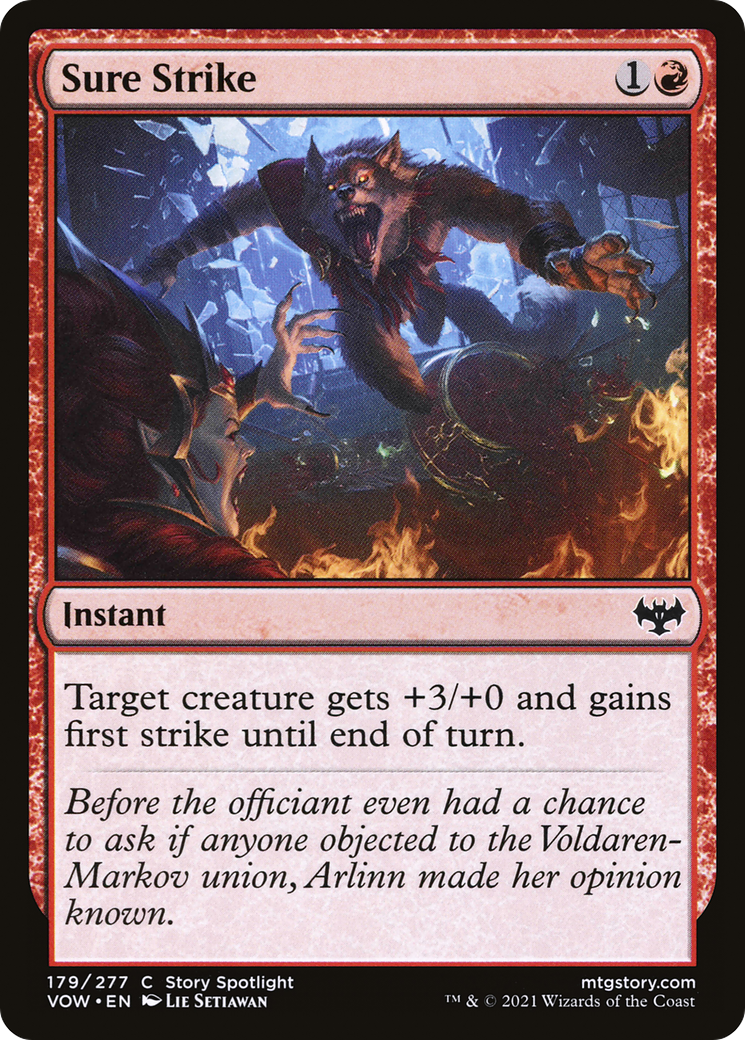 Sure Strike [Innistrad: Crimson Vow] - The Mythic Store | 24h Order Processing