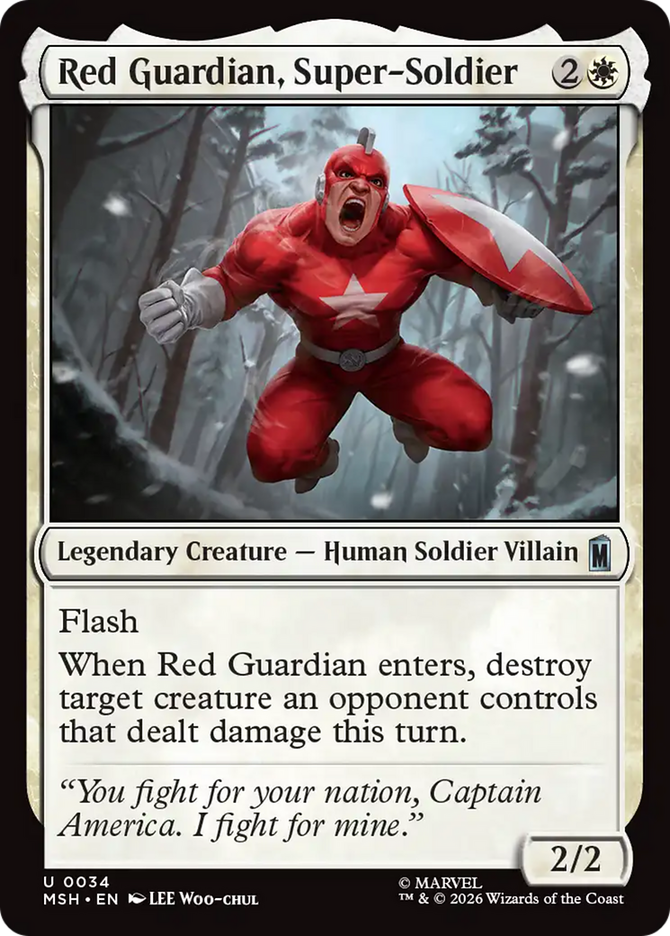Red Guardian, Super-Soldier [Marvel Super Heroes] - The Mythic Store | 24h Order Processing