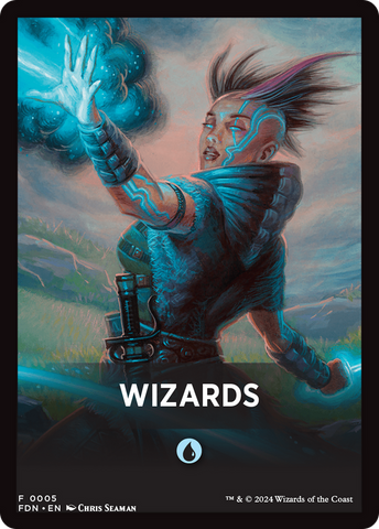 Wizards Theme Card [Foundations Tokens] - The Mythic Store | 24h Order Processing
