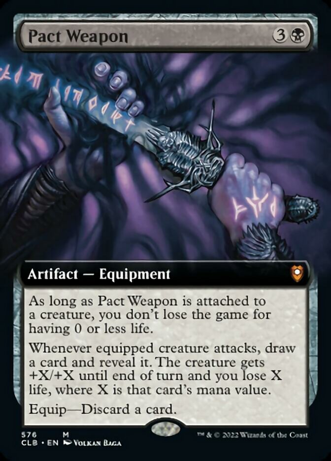 Pact Weapon (Extended Art) [Commander Legends: Battle for Baldur's Gate] - The Mythic Store | 24h Order Processing