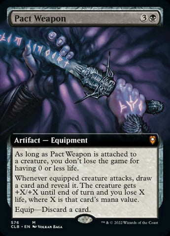 Pact Weapon (Extended Art) [Commander Legends: Battle for Baldur's Gate] - The Mythic Store | 24h Order Processing
