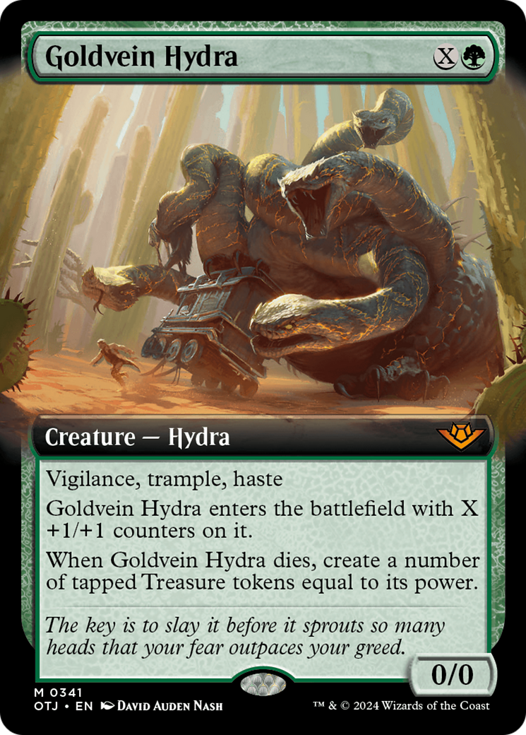 Goldvein Hydra (Extended Art) [Outlaws of Thunder Junction] - The Mythic Store | 24h Order Processing