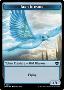 Spirit (0039) // Bird Illusion Double-Sided Token [Commander Masters Tokens] - The Mythic Store | 24h Order Processing
