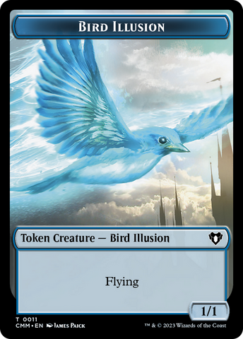 Bird // Bird Illusion Double-Sided Token [Commander Masters Tokens] - The Mythic Store | 24h Order Processing