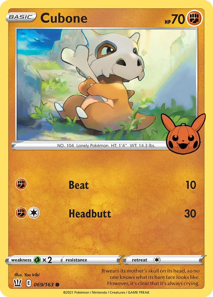Cubone (069/163) [Trick or Trade] - The Mythic Store | 24h Order Processing