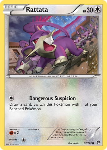Rattata (87/122) [XY: BREAKpoint] - The Mythic Store | 24h Order Processing