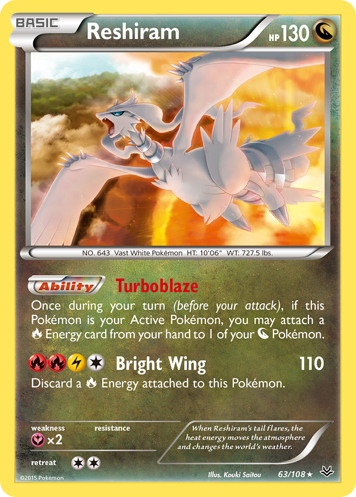 Reshiram (63/108) [XY: Roaring Skies] - The Mythic Store | 24h Order Processing