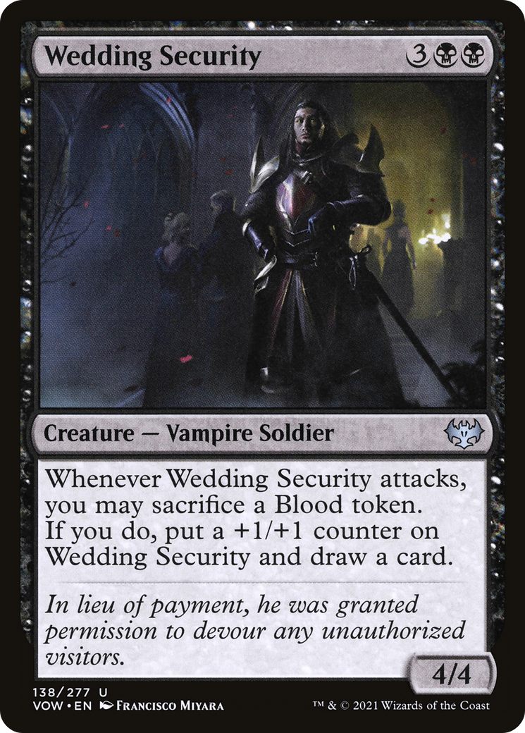 Wedding Security [Innistrad: Crimson Vow] - The Mythic Store | 24h Order Processing