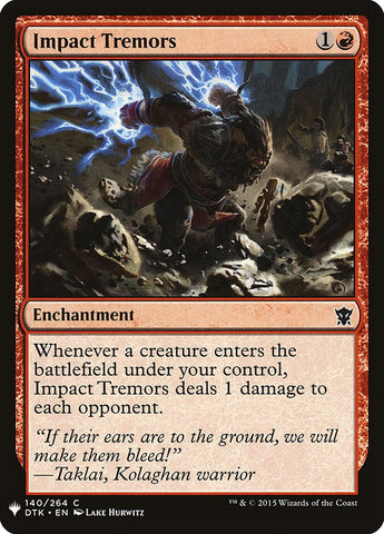 Impact Tremors [Mystery Booster] - The Mythic Store | 24h Order Processing