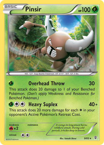 Pinsir (9/83) [XY: Generations] - The Mythic Store | 24h Order Processing