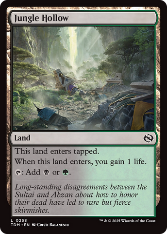 Jungle Hollow [Tarkir: Dragonstorm] - The Mythic Store | 24h Order Processing