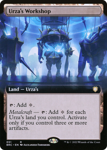 Urza's Workshop (Extended Art) [The Brothers' War Commander] - The Mythic Store | 24h Order Processing