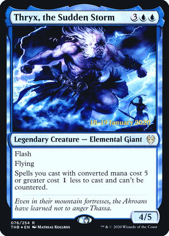 Thryx, the Sudden Storm [Theros Beyond Death Prerelease Promos] - The Mythic Store | 24h Order Processing