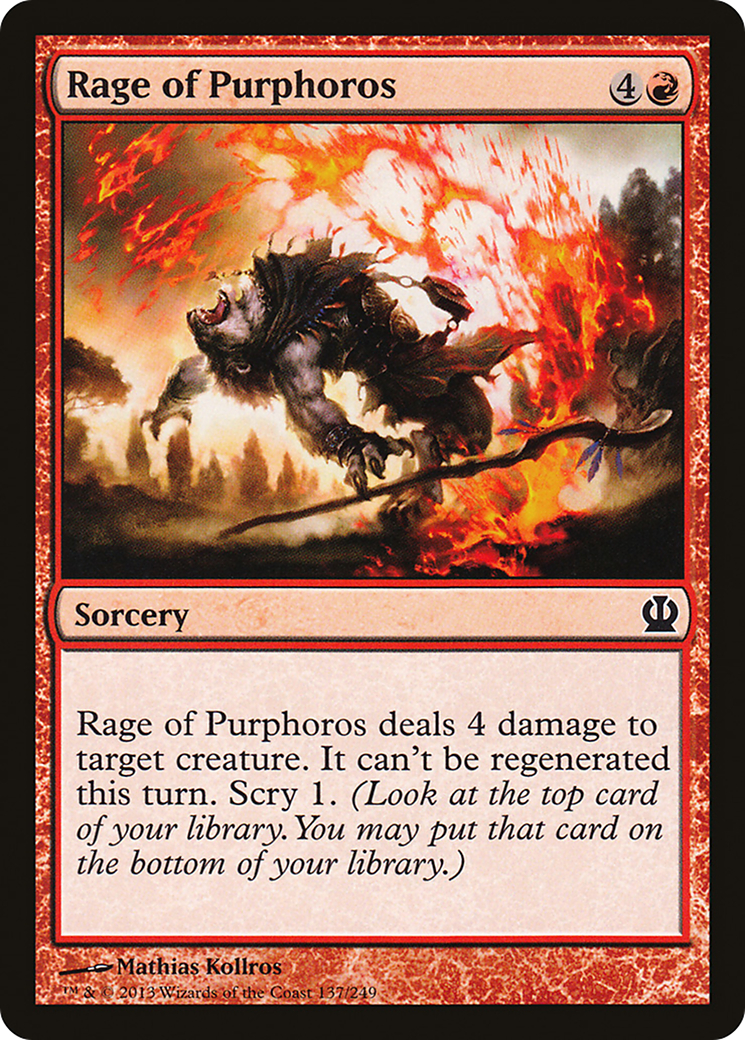 Rage of Purphoros [Theros] - The Mythic Store | 24h Order Processing
