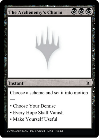 The Archenemy's Charm [Unknown Event] - The Mythic Store | 24h Order Processing