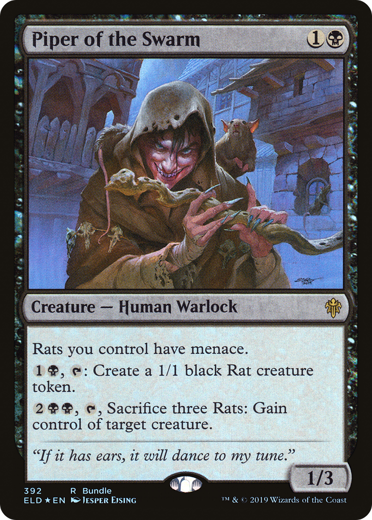 Piper of the Swarm (392) [Throne of Eldraine] - The Mythic Store | 24h Order Processing