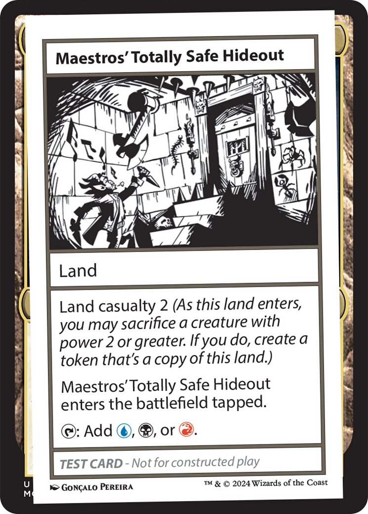 Maestros' Totally Safe Hideout [Mystery Booster 2 Playtest Cards] - The Mythic Store | 24h Order Processing