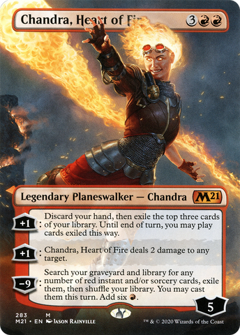 Chandra, Heart of Fire (Borderless) [Core Set 2021] - The Mythic Store | 24h Order Processing