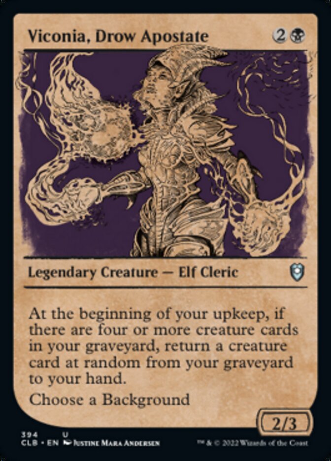 Viconia, Drow Apostate (Showcase) [Commander Legends: Battle for Baldur's Gate] - The Mythic Store | 24h Order Processing