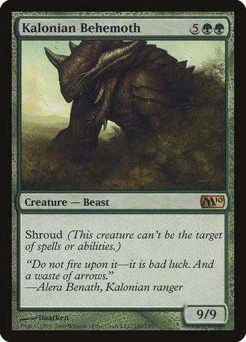 Kalonian Behemoth [Magic 2010] - The Mythic Store | 24h Order Processing