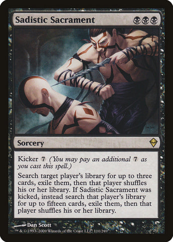 Sadistic Sacrament [Zendikar] - The Mythic Store | 24h Order Processing