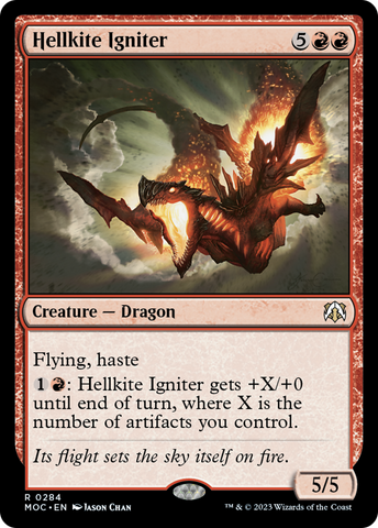 Hellkite Igniter [March of the Machine Commander] - The Mythic Store | 24h Order Processing