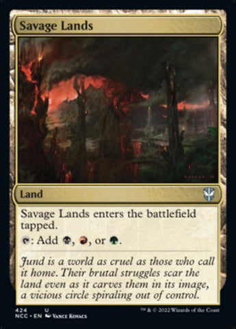 Savage Lands [Streets of New Capenna Commander] - The Mythic Store | 24h Order Processing