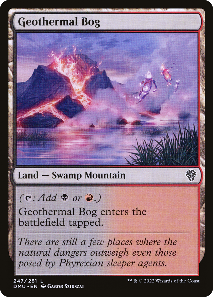 Geothermal Bog [Dominaria United] - The Mythic Store | 24h Order Processing