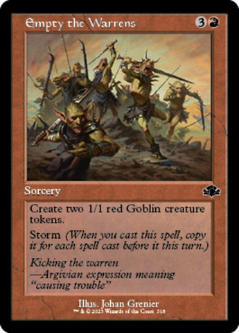 Empty the Warrens (Retro) [Dominaria Remastered] - The Mythic Store | 24h Order Processing