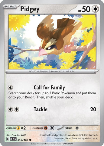 Pidgey (016/165) [Scarlet & Violet 151] - The Mythic Store | 24h Order Processing