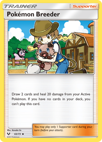 Pokemon Breeder (63/73) [Sun & Moon: Shining Legends] - The Mythic Store | 24h Order Processing