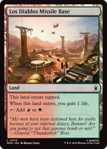 Los Diablos Missile Base [Marvel Super Heroes] - The Mythic Store | 24h Order Processing