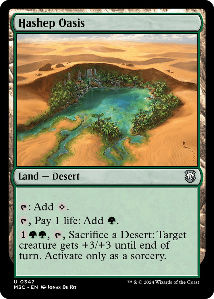 Hashep Oasis [Modern Horizons 3 Commander] - The Mythic Store | 24h Order Processing