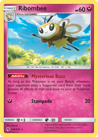Ribombee (146/214) [Sun & Moon: Lost Thunder] - The Mythic Store | 24h Order Processing