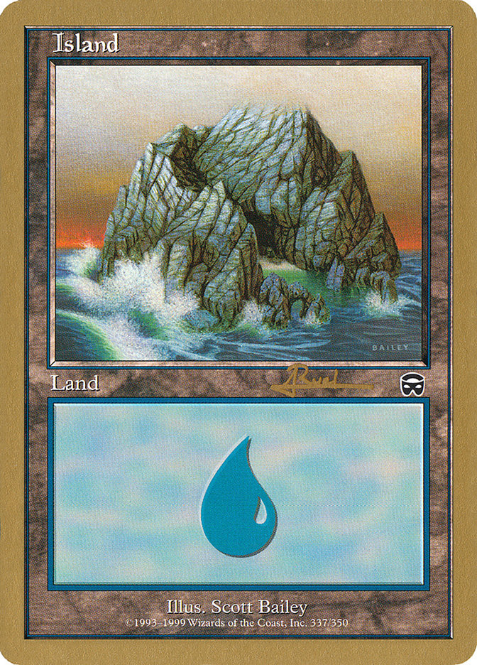 Island (ar337) (Antoine Ruel) [World Championship Decks 2001] - The Mythic Store | 24h Order Processing