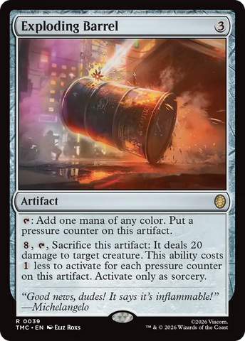 Exploding Barrel [Teenage Mutant Ninja Turtles Commander] - The Mythic Store | 24h Order Processing