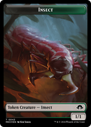 Insect (0043) (Ripple Foil) // Zombie Double-Sided Token [Modern Horizons 3 Tokens] - The Mythic Store | 24h Order Processing
