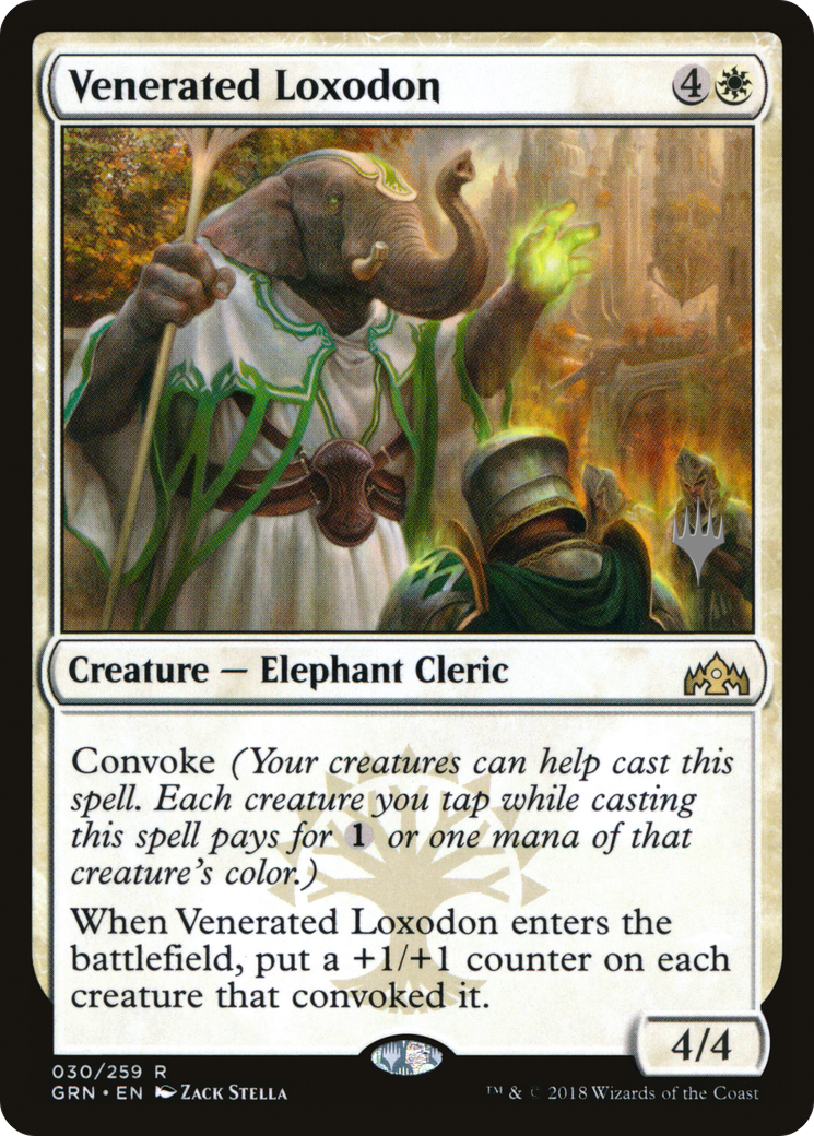 Venerated Loxodon (Promo Pack) [Guilds of Ravnica Promos] - The Mythic Store | 24h Order Processing