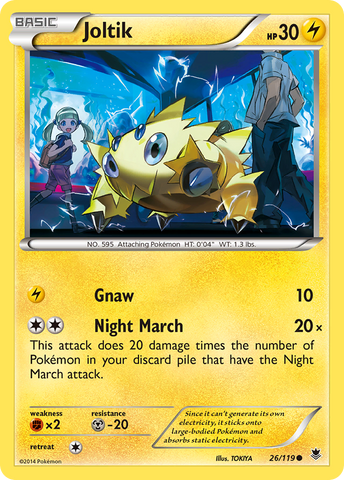 Joltik (26/119) [XY: Phantom Forces] - The Mythic Store | 24h Order Processing