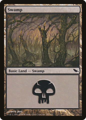 Swamp (292) [Shadowmoor] - The Mythic Store | 24h Order Processing