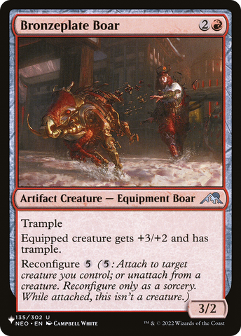 Bronzeplate Boar [The List] - The Mythic Store | 24h Order Processing
