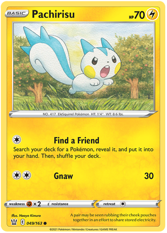 Pachirisu (049/163) [Sword & Shield: Battle Styles] - The Mythic Store | 24h Order Processing