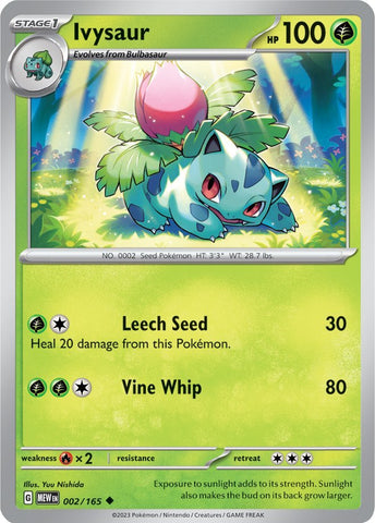 Ivysaur (002/165) [Scarlet & Violet 151] - The Mythic Store | 24h Order Processing