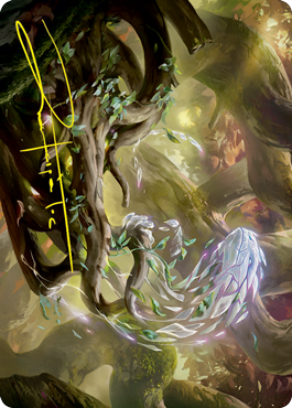Emergent Sequence Art Card (Gold-Stamped Signature) [Strixhaven: School of Mages Art Series] - The Mythic Store | 24h Order Processing