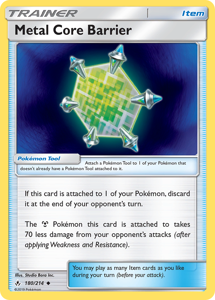 Metal Core Barrier (180/214) [Sun & Moon: Unbroken Bonds] - The Mythic Store | 24h Order Processing