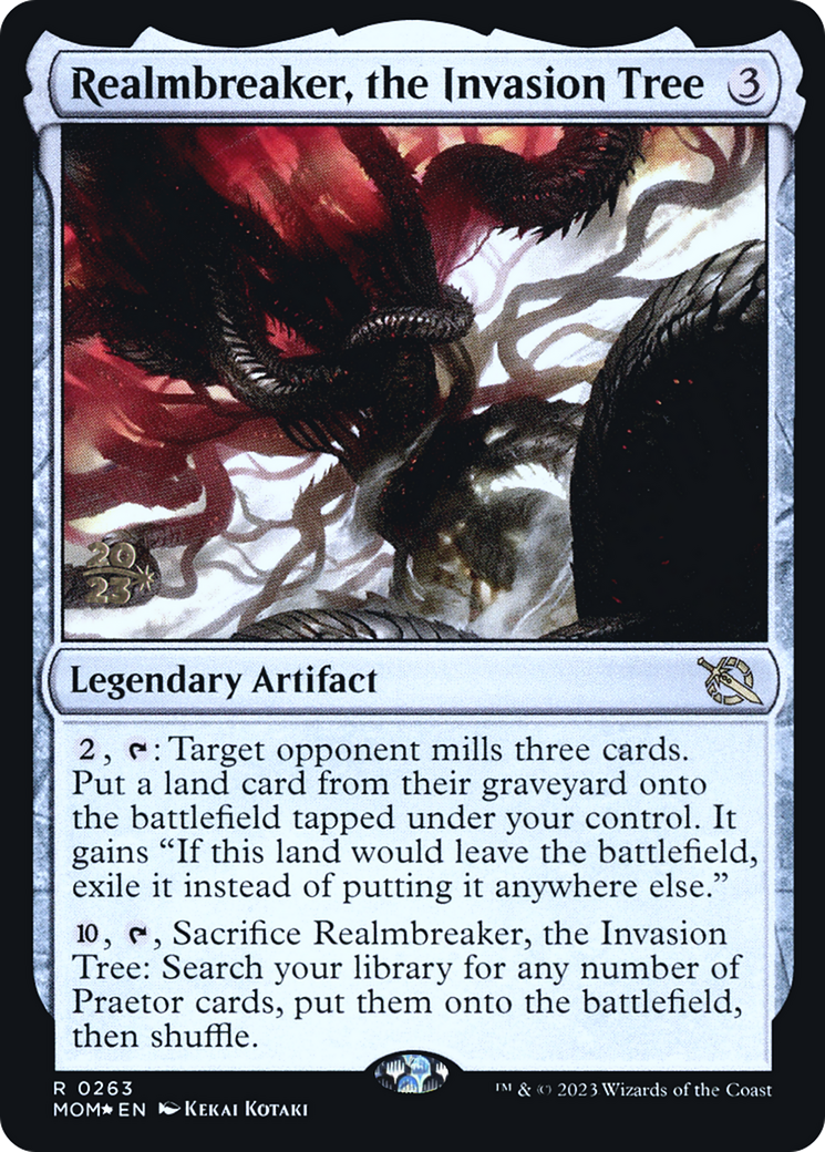 Realmbreaker, the Invasion Tree [March of the Machine Prerelease Promos] - The Mythic Store | 24h Order Processing