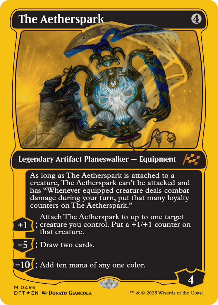 The Aetherspark (First-Place Foil) [Aetherdrift] - The Mythic Store | 24h Order Processing