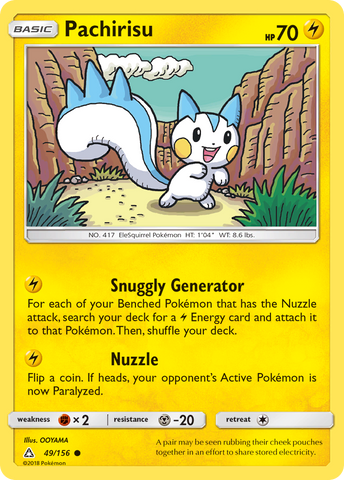 Pachirisu (49/156) [Sun & Moon: Ultra Prism] - The Mythic Store | 24h Order Processing